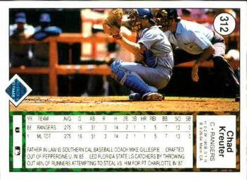 Chad Kreuter  baseball card collectible - Main Image 2