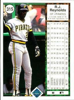 R.J. Reynolds  baseball card collectible - Main Image 2