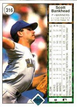 Scott Bankhead  baseball card collectible - Main Image 2