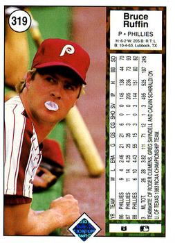 Bruce Ruffin  baseball card collectible - Main Image 2