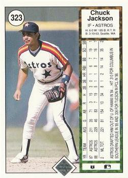 Chuck Jackson  baseball card collectible - Main Image 2