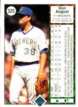 Don August  baseball card collectible - Main Image 2