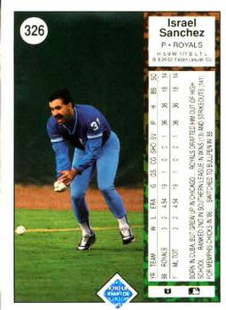 Israel Sanchez  baseball card collectible - Main Image 2