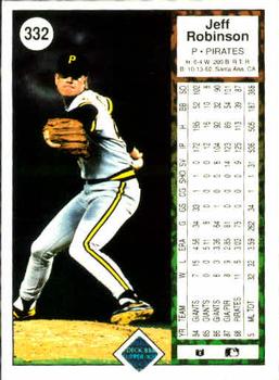 Jeff Robinson  baseball card collectible - Main Image 2