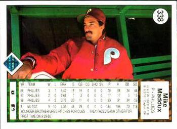 Mike Maddux  baseball card collectible - Main Image 2