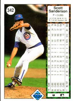 Scott Sanderson  baseball card collectible - Main Image 2