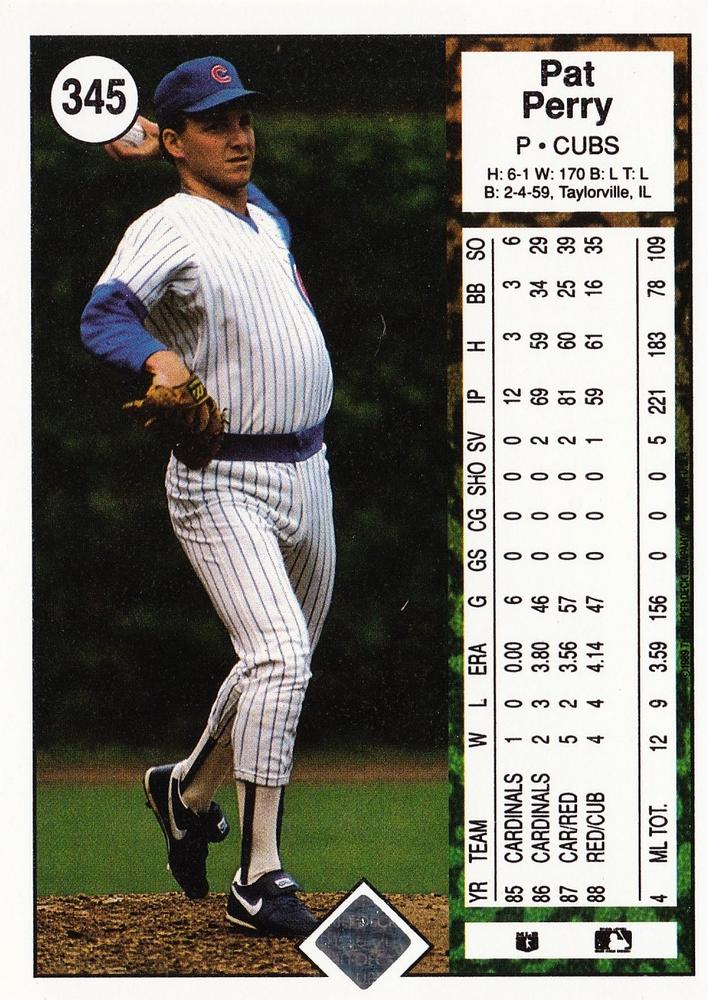 Pat Perry  baseball card collectible - Main Image 2