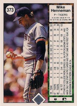 Mike Henneman  baseball card collectible - Main Image 2