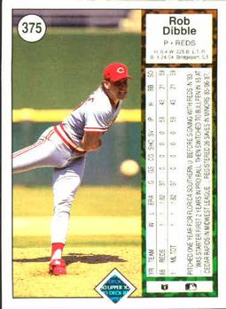 Rob Dibble  baseball card collectible - Main Image 2