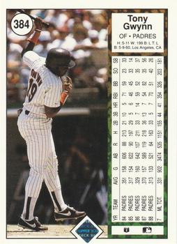 Tony Gwynn  baseball card collectible - Main Image 2