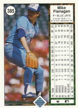 Mike Flanagan  baseball card collectible - Main Image 2