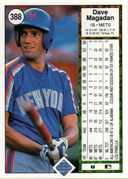 Dave Magadan  baseball card collectible - Main Image 2