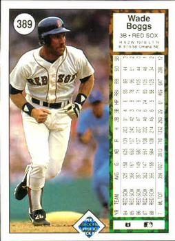 Wade Boggs  baseball card collectible - Main Image 2