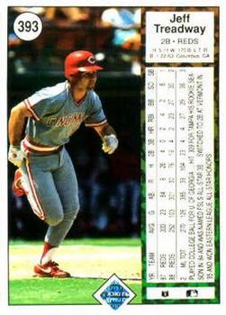 Jeff Treadway  baseball card collectible - Main Image 2