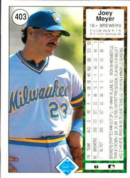 Joey Meyer  baseball card collectible - Main Image 2