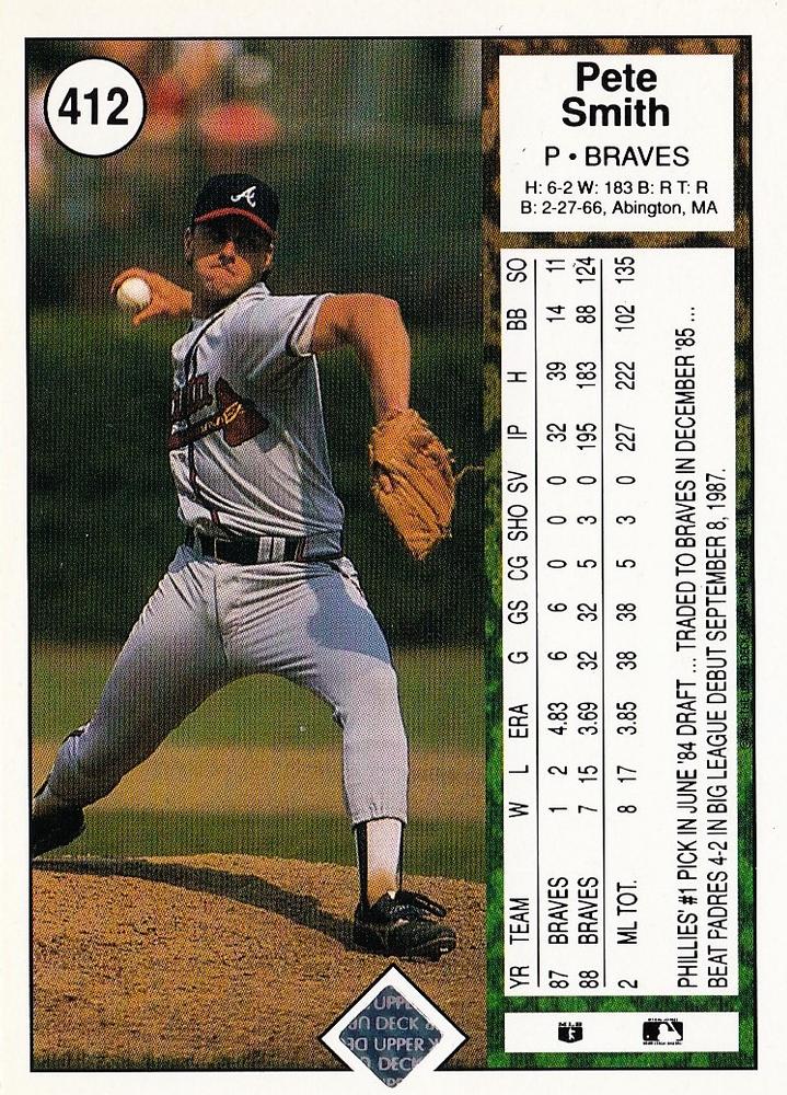 Pete Smith  baseball card collectible - Main Image 2