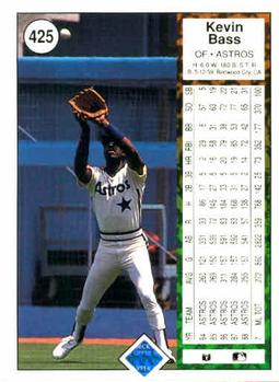 Kevin Bass  baseball card collectible - Main Image 2