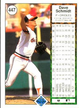 Dave Schmidt  baseball card collectible - Main Image 2