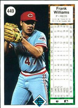 Frank Williams  baseball card collectible - Main Image 2