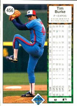 Tim Burke  baseball card collectible - Main Image 2