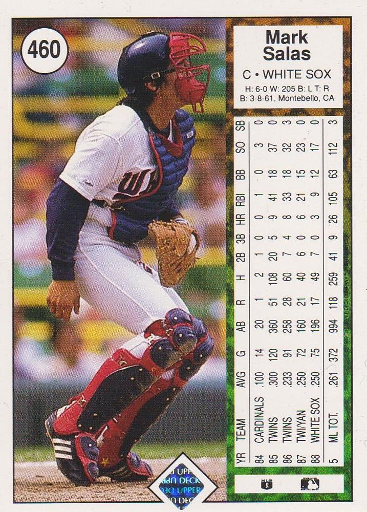 Mark Salas  baseball card collectible - Main Image 2