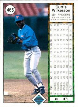 Curtis Wilkerson  baseball card collectible - Main Image 2