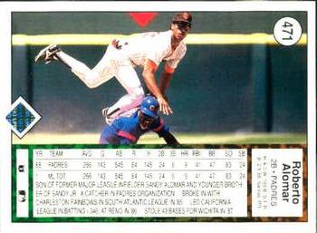 Roberto Alomar  baseball card collectible - Main Image 2