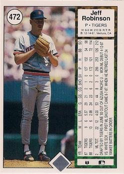 Jeff Robinson  baseball card collectible - Main Image 2