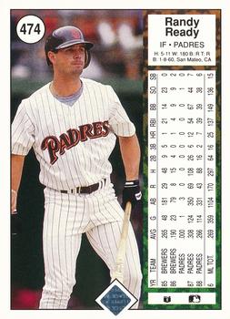 Randy Ready  baseball card collectible - Main Image 2