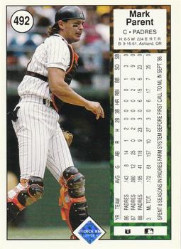 Mark Parent  baseball card collectible - Main Image 2