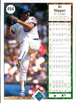 Al Nipper  baseball card collectible - Main Image 2