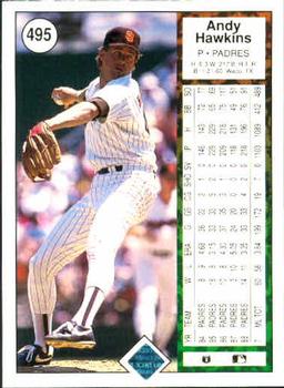 Andy Hawkins  baseball card collectible - Main Image 2