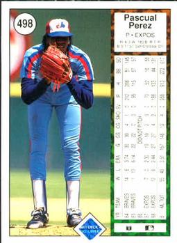 Pascual Perez  baseball card collectible - Main Image 2