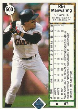 Kirt Manwaring  baseball card collectible - Main Image 2