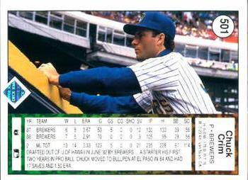 Chuck Crim  baseball card collectible - Main Image 2