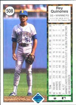 Rey Quinones  baseball card collectible - Main Image 2