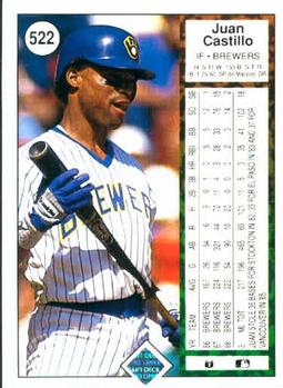 Juan Castillo  baseball card collectible - Main Image 2