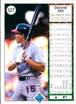 Donnie Hill  baseball card collectible - Main Image 2