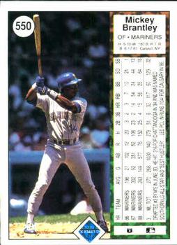 Mickey Brantley  baseball card collectible - Main Image 2