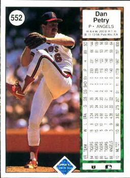 Dan Petry  baseball card collectible - Main Image 2