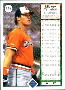 Mickey Tettleton  baseball card collectible - Main Image 2