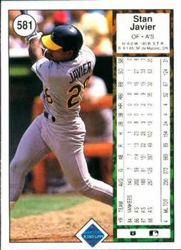 Stan Javier  baseball card collectible - Main Image 2