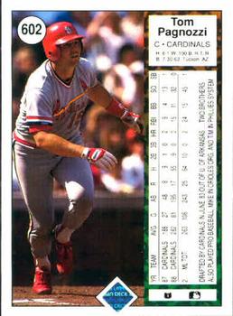 Tom Pagnozzi  baseball card collectible - Main Image 2
