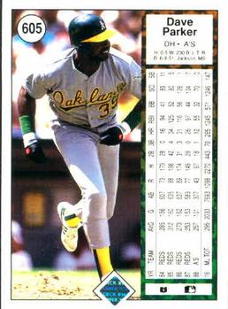 Dave Parker  baseball card collectible - Main Image 2