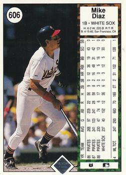 Mike Diaz  baseball card collectible - Main Image 2