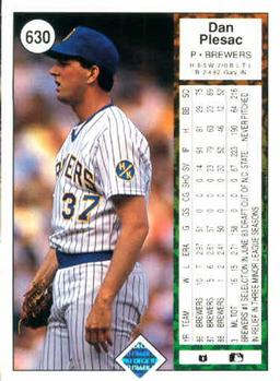 Dan Plesac  baseball card collectible - Main Image 2