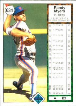Randy Myers  baseball card collectible - Main Image 2