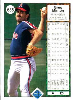 Greg Minton  baseball card collectible - Main Image 2