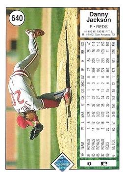 Danny Jackson  baseball card collectible - Main Image 2