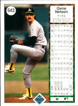 Gene Nelson  baseball card collectible - Main Image 2